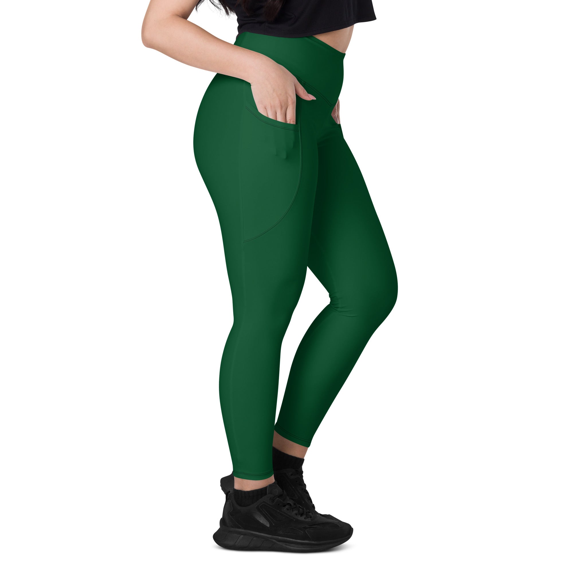 Forest Green Leggings with Pockets | Size Inclusive